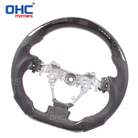 Volant LED RPM en fibre de carbone pour Toyota Auris Corolla RAV4 2010 2011 2012 2013 Volants de voiture OHC MOTORS