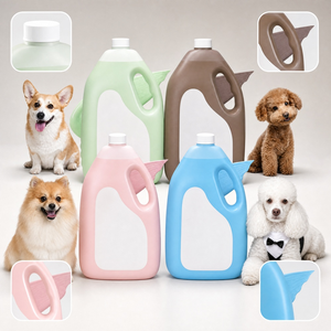 Shampoo pour animaux de compagnie SOS 4L pour chiens à poils blancs, blanchissant, désodorisant, parfum durable, soin du pelage, utilisation en salle de bain, toutes saisons, grande taille - Product Image 4