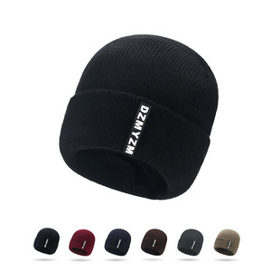 DZMYZM Knitted Ski Cap Black Warm Windproof Adult Sports Hat - Product Image 5