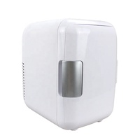 Mini-Réfrigérateur Haute Qualité à Refroidissement Rapide, 4 Litres/6 Canettes, pour Soins de la Peau, Chambre et Voiture