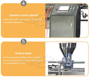 สายการผลิตสปริงโรล เครื่องจักรลัมเปียสปริงโรลมังสวิรัติไทยสด - Product Image 5