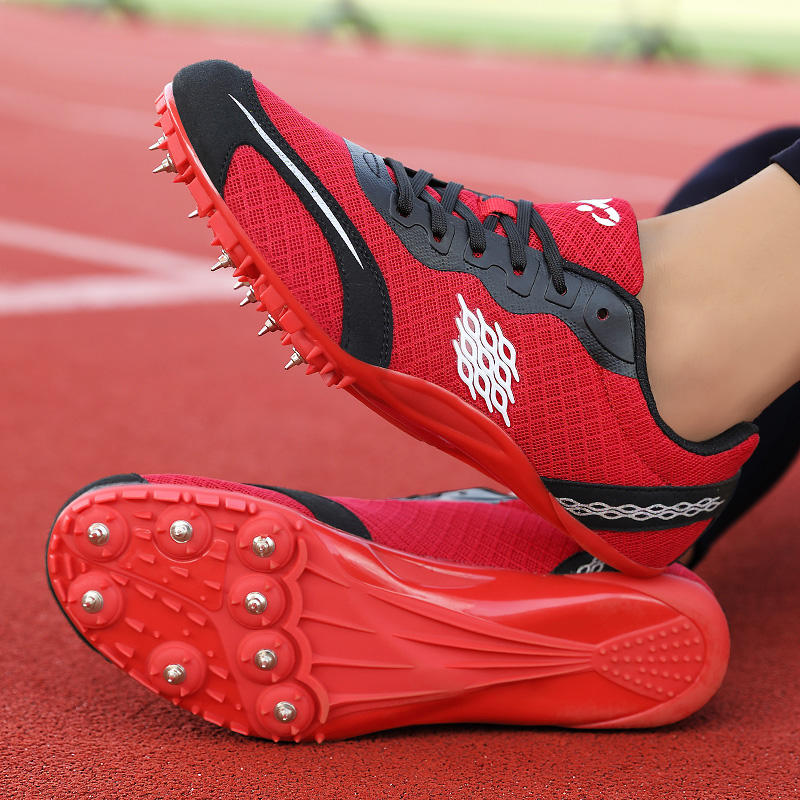 New Men's and Women's Short and Long Running Long Jump Shoes Track Shoes  Sports Exam Special Cleats Track and Field Shoes Kids