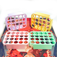 Étagère de rangement et d'organisation pour peinture au diamant avec 20 emplacements pour pots, pratique pour organiser les pots de peinture au diamant