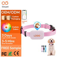Collier intelligent pour animaux de compagnie Elecpet Findmy Network, traceur anti-perte, positionnement global GPS, compatible avec Android et iOS pour chats