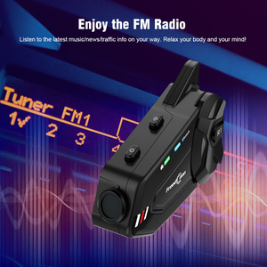 FreedConn R1 Plus Xe Máy <span class=keywords><strong>Bluetooth</strong></span> Mũ Bảo Hiểm Tai Nghe 1080P HD WiFi DVR Video Recorder <span class=keywords><strong>Interphone</strong></span> Không Dây Cho 6 Riders - Product Image 5