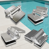 Loquet de porte magnétique moderne en acier inoxydable à fermeture automatique pour protection enfant, charnière à ressort pour clôture de piscine et garde-corps en verre