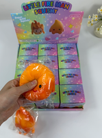 Petite figurine de pompier croustillante et moelleuse, jouet anti-stress, mignonne décoration de bureau, cadeau fidget unisexe pour les 5 ans et plus