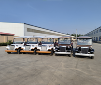 Voiture électrique classique de bonne qualité et durable, 14 places, 72V 5KW, pneus de 13 pouces, homologuée CE