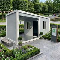 Maison conteneur préfabriquée extensible de 20 pieds pour camp de travailleurs de chantier à dépliage rapide, avec installation CVC, pour hébergement de chantier, en gros