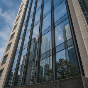 Panneaux de verre isolants sur mesure pour murs-rideaux de grande hauteur, fenêtres extérieures d'hôtels et façades de bâtiments modernes - Product Image 1