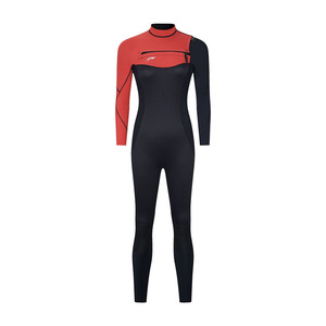 Traje de neopreno de primera calidad de 3/2Mm al por mayor, ropa de <span class=keywords><strong>Bodysurf</strong></span> con cremallera en el pecho para hombres y mujeres, traje de neopreno para surf a prueba de viento - Product Image 6