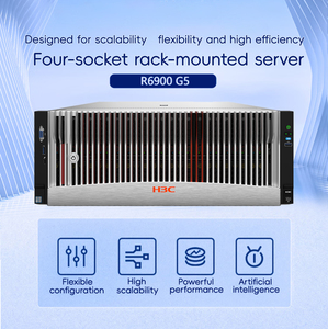 Serveur Rack Haute Performance Quad-sockets Xeon Scalability H3C Uniserver R6900 avec 9 Modules GPU Large Bande à Slot Unique 4U en Stock Uniserver R690 - Product Image 1