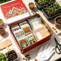 Boîte en fer recyclable carrée Joyeux Noël, motif maison en pain d'épices, boîte en fer de qualité alimentaire, emballage cadeau pour biscuits de Noël