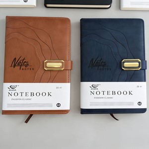 Carnet en cuir PU 2026 en gros, design personnalisé, agenda professionnel, carnets promotionnels A5 à couverture rigide - Product Image 3