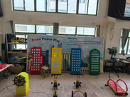 Lernspielzeug Kinderfahrrad-Pedalgenerator mit 220V-Stromversorgung für Kindermuseen