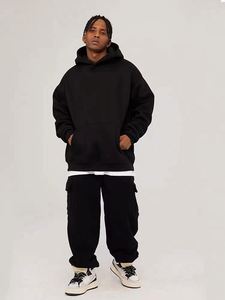 Fabricante de Sudaderas H5374, Sudaderas Extra Grandes Personalizadas de Alto Peso, 520 Gramos, Sudaderas de Gran Tamaño - Product Image 4