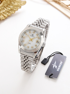 Luxury Women's Quartz <strong>Watch</strong> <strong>Set</strong> Diamond Accent Stainless Steel Band <strong>Fashion</strong> Business 31mm Glass Dial Timeless Wristwatch - Product Image 4
