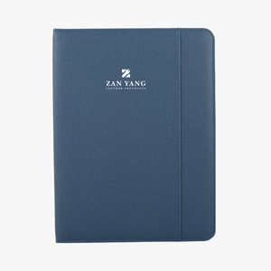 Personalized Imported Pu Fabric Texture Simple Textured Fabric Zippered Handbag Document <b>File</b> <b>Folder</b> - Product Image 3