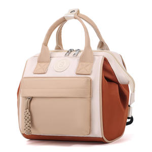 Bolso para caminar pequeño de tres usos de estilo coreano japonés, nuevo Color aislado para mamá, bolso con cremallera para madre, bebé, hecho Oxford Mater - Product Image 6