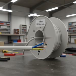 Tubo bianco da 100 m. 4x2,5 mm. sul rullo - Product Image 3