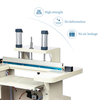 Machine de scellage pneumatique à impulsion DMX pour sacs, refroidie par eau, pour déchets, à découpe verticale, à commande au pied, pour grands sacs en plastique