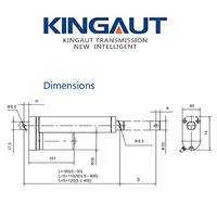 Aktuator linier listrik Remote kontrol Stroke 100mm kualitas 12v/24V motor DC pengontrol sinkronisasi IP tinggi untuk Kipas rumah pintar