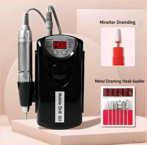 Rechargeable Mini Nail <b>Drill</b> Machine – Portable Electric Nail File, Buffer & Polish Remover for Professional Nail Salon, Spa Use - Product Image 2