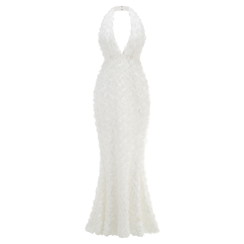 slim fit dress slacks Juliet JT2482SW Long Prom Dress White / 6 main image 0