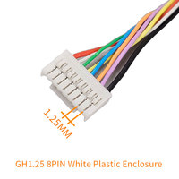 Câble électronique personnalisé GH1.25 8Pin Terminal 1.25mm pas avec assemblage de faisceau de câbles à borne de verrouillage