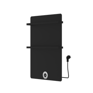 Bagno in alluminio radiatore elettrico personalizzato salviette scaldamani bianco nero <span class=keywords><strong>antracite</strong></span> con appendiabiti - Product Image 1