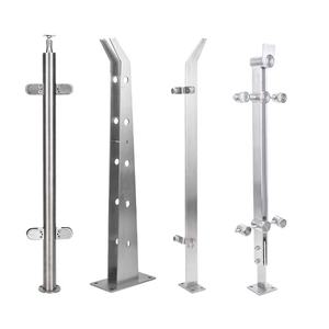 Moderner Edelstahl-Seitengeländerhalter mit Winkelglasbefestigung, Rostbeständig, 2 Jahre Garantie für Balkone - Product Image 5