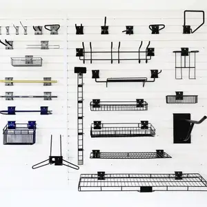 Panel dinding Slat Anti Slip dan tahan air, aksesori tahan air tugas berat, panel dinding dekat saya, kait papan Slat