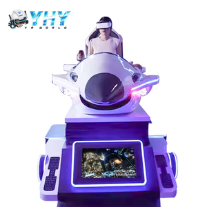 Bán nóng trong nhà thương mại chuyên nghiệp VR máy bay 9D VR Máy chơi game 3 doof mô phỏng chuyến bay chuyển động - Product Image 2