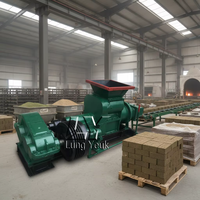 Machine automatique professionnelle de fabrication de briques creuses en argile rouge, équipement de fabrication de briques en terre-ciment en acier inoxydable 380V haute performance