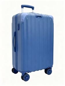 Best Seller Superior Polycarbonate Luggage <b>Suitcase</b> Aluminum Trolley With Eight Wheels And Two Handles For Smooth Mobility - Product Image 4