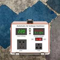 Haute qualité 1000VA 3000VA régulateur de tension automatique stabilisateur monophasé 220V AC servomoteur AVR temporisation SVC PC SBW