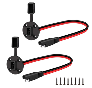 SAE всепогодостойкая розетка с боковым портом для SAE соединительный кабель 2-контактный быстроразъемный Sae штекер - Product Image 1