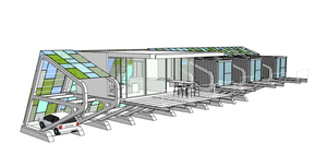 Villa de <span class=keywords><strong>plage</strong></span> de luxe Skyacross, maison de vacances moderne préfabriquée, hôtel en conteneurs, hôtel de <span class=keywords><strong>plage</strong></span> en acier léger - Product Image 5