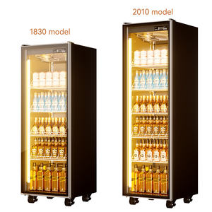 대용량 공기 냉각 브랜드 압축기 와인 및 음료 쿨러 상업용 직립 음료 디스플레이 냉장고 - Product Image 2