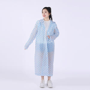 <span class=keywords><strong>Impermeabile</strong></span> <span class=keywords><strong>impermeabile</strong></span> da esterno per adulti con punta a onde lunghe per tutta la durata della pioggia <span class=keywords><strong>Poncho</strong></span> a prova di tempesta ispessita EVA per uomo <span class=keywords><strong>donna</strong></span> - Product Image 2