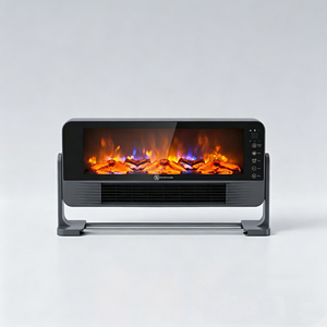Calentador y Enfriador Eléctrico para Chimenea, de Pared y Independiente, con Control Remoto, Calentador Portátil para el Hogar 1500W-2000W - Product Image 1