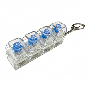 Jouets anti-stress pour adultes : Clicker de clavier avec lumière LED, porte-clés sensoriel amusant pour la décompression de l'anxiété - Product Image 4