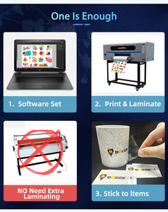 60 cm 3D UV dtf máy in máy với Laminator Sticker <span class=keywords><strong>A3</strong></span> cuộn để cuộn với lá vàng 2 trong 1 giường phẳng UV dtf máy in 3 trong 1 60 cm - Product Image 4