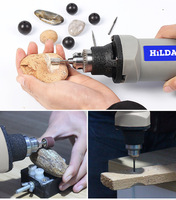 Mini Dremel Professionnel Stylo Graveur Électrique Outil Meuleuse Perceuse pour le Fraisage, Polissage et Perçage de Bijoux en Jade et Roches