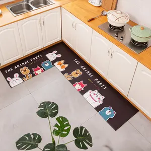 Tappetini da cucina per pavimento 2 pezzi tappeti da cucina e stuoie Non Skid lavabili da cucina Runner Carpet