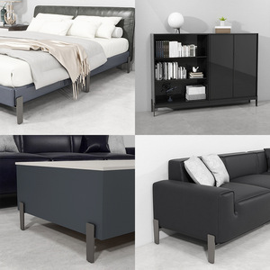 Furniture Leg Cold-Rolled Steel 5.6mm Heavy Duty For Bed Sofa Coffee Table Cabinet - Product Image 2