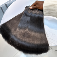 Extensions de Cheveux Humains Naturels Vietnamiens Bruts, Lisses, Grade 16A, Non Traités, Couleur Naturelle, Tissage Rapide
