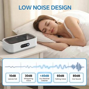 2026 New 650ml Jewelry Braces Dentures <b>Glasses</b> Ultrasonic Cleaning Touch Screen <b>Stainless</b> Steel Ultrasonic Cleaning Machine - Product Image 5