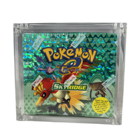 Boîte de présentation en acrylique Pokemon Booster avec couvercle magnétique Boîtier ETB résistant aux UV
