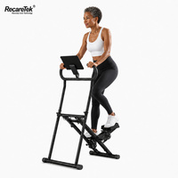 Equipo de Ejercicio para el Hogar, Simulador de Escaleras para Entrenamiento de Piernas, Resistencia Ajustable, Ejercicio Diario, Portátil, para Espacios Pequeños